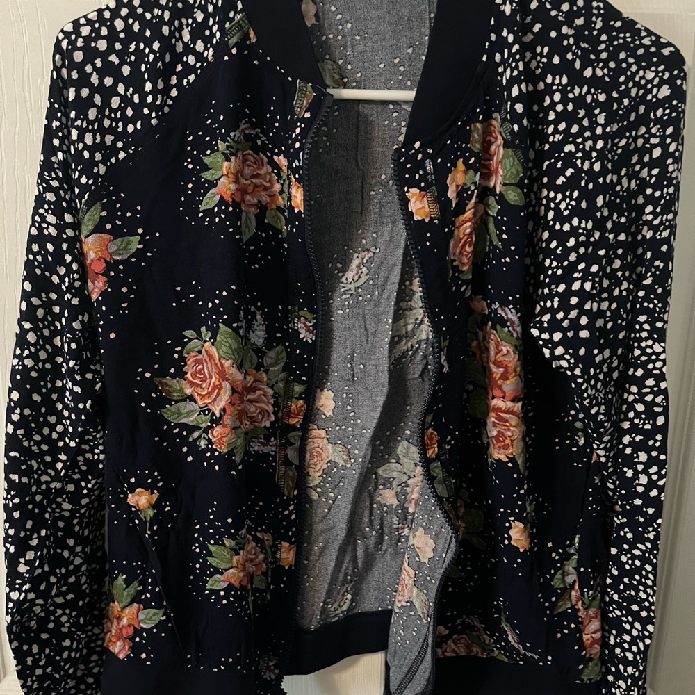 Floral Patterned Women's Sweater